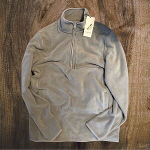 NWT Goodfellow & Co NWT Unisex Gray Polar Fleece 1/4 Zip Pullover Sweatshirt